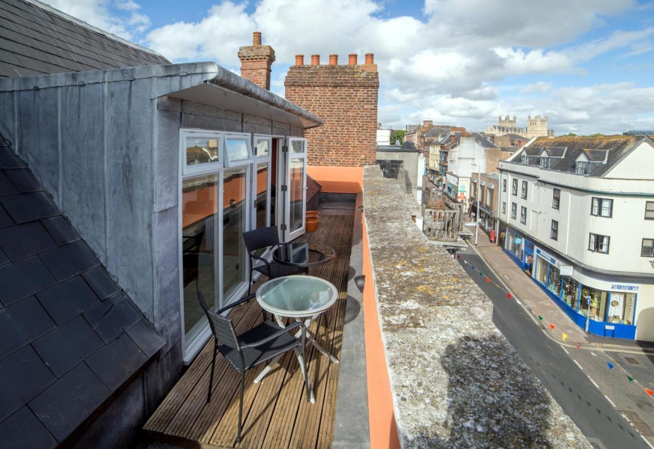 Stunning Central Exeter Apartment With Balcony And Fantastic View Exterior photo
